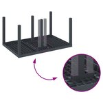 vidaXL Ensemble de salle à manger pour jardin 7 Pièces Anthracite