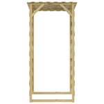 vidaXL Pergolas avec toits 2 Pièces 100x90x200 cm Bois de pin imprégné