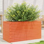 vidaXL Jardinière cire marron 90x40x45 5 cm bois de pin massif