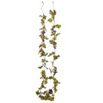 vidaXL Guirlandes de fleurs 6 Pièces violet clair 215 cm