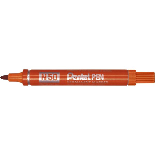 Marqueur permanent PENTEL PEN  Pointe conique  Orange PENTEL