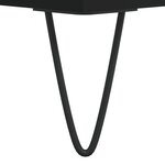 vidaXL Tables de chevet 2 Pièces noir 40x30x50 cm bois d'ingénierie