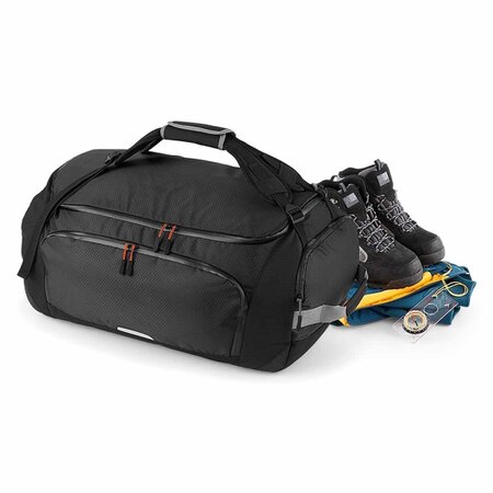 Sac de voyage sac de sport transformable sac dos QX560 Noir 60 LITRES