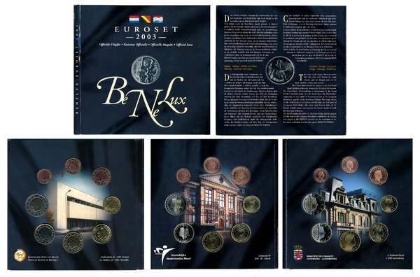 Coffret série euro BU Benelux 2003