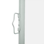 vidaXL Auvent latéral rétractable de patio 140x600 cm Crème