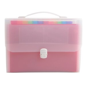 Trieur Valisette Avec Poignée 24 Compartiments Crystal - A4 - Cristal - Exacompta