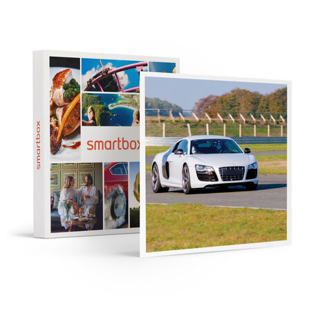 Pilotage à luc-en-provence : 4 tours en audi r8 v10 et en aston martin v8 vantage - smartbox - coffret cadeau sport & aventure