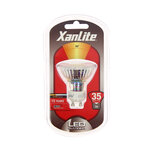 Ampoule led spot  culot gu10  4 5w cons. (35w eq.)  lumière blanc chaud  angle focalisé