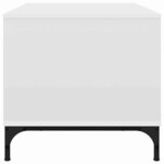 vidaXL Table basse Blanc 90 x 49 x 46 cm Bois d'ingénierie