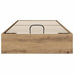 vidaXL Cadre de lit ottoman Chêne artisanal 80 5 x 200 cm