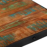 Vidaxl table basse avec roulettes 100x60x26 cm bois de récupération