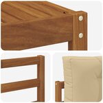 vidaXL Ensemble de canapés d'extérieur 7 Pièces Naturel et Beige