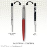 PARKER Jotter Stylo bille  orange Chelsea   recharge bleue pointe moyenne  Coffret cadeau