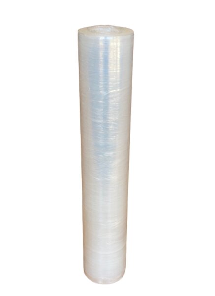 Lot de 6 film étirable transparent recyclable sans mandrins - 200 m x 450 mm x 30/35 μ