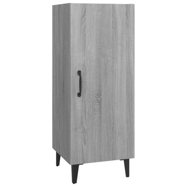 vidaXL Buffet Sonoma gris 34 5x34x90 cm Bois d'ingénierie