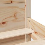 vidaXL Cadre de lit sans matelas 100x200 cm bois massif de pin