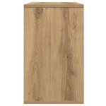 vidaXL Table d'appoint chêne artisanal 50x30x50 cm bois d'ingénierie