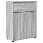vidaXL Cabinet de salle de bain Gris Sonoma 72 5 x 36 5 x 100 cm