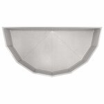 vidaXL Jardinière Argent 120 x 60 x 50 cm Acier inoxydable