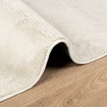 vidaXL Tapis OVIEDO à poils courts beige 120x120 cm