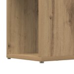 vidaXL Support de Livre Chêne artisanal Bois d'ingénierie 60 x 24 x 94 cm