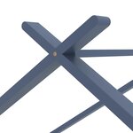 vidaXL Cadre de lit d'enfant Gris Bois de pin massif 90x200 cm