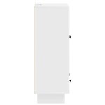vidaXL Buffet Blanc 66 x 34 5 x 95 cm Bois d’ingénierie