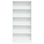 vidaXL Bibliothèque blanc 80x24x176 cm bois d'ingénierie