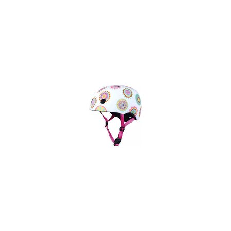 Casque Vélo et Trottinette Doodle Dots  boucle magnétique  lumière LED intégrée  Taille M