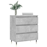 vidaXL Buffet Gris béton 60x35x70 cm Bois d'ingénierie