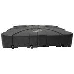 vidaXL Ensemble de base de parasol cantilever 2 Pièces Noir