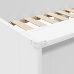 vidaXL Lit Superposé pour Enfants Blanc 80 x 200 cm Bois d'ingénierie