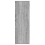 vidaXL Bibliothèque Sonoma gris 90x30x90 cm Bois d'ingénierie
