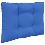 vidaXL Coussin de canapé d'extérieur 2 Pièces Bleu royal Polyester