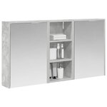 vidaXL Ensemble de Meubles de Salle de Bain 3 Pièces 116 x 16 x 62 5 cm