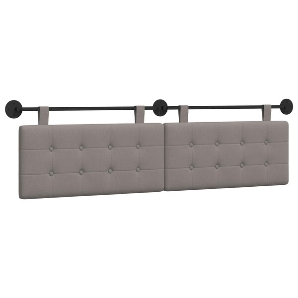 vidaXL Tête de lit suspendue Tissu