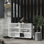 vidaXL Buffet blanc 103 5x35x70 cm bois d'ingénierie