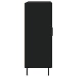 vidaXL Buffet noir 69 5x34x90 cm bois d'ingénierie