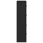 vidaXL Bibliothèque chêne noir 60x24x101 5 cm bois d'ingénierie