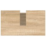 vidaXL Armoire de bain chêne sonoma 58x33x60 cm bois d'ingénierie