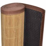 vidaXL Tapis en bambou 160x230 cm Marron