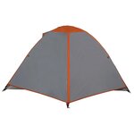 vidaXL Tente de camping à dôme 2 personnes orange imperméable