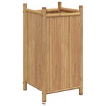 vidaXL Jardinière 40x40x80 cm bambou
