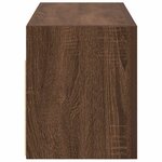 vidaXL Armoire murale de bain chêne marron 60x25x30 cm bois ingénierie
