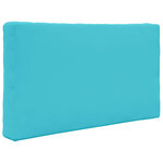 vidaXL Coussin de canapé d'extérieur 2 Pièces Turquoise Polyester