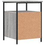 vidaXL Table de chevet sonoma gris 44x45x60 cm bois d'ingénierie
