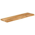 vidaXL Dessus de table à bord vivant 120x20x2 5cm bois massif manguier