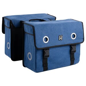 Willex sacoche de vélo 52 l bleu