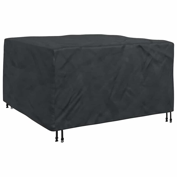 vidaXL Housse pour mobilier d'extérieur Noir 150 x 150 x 75 cm 210D