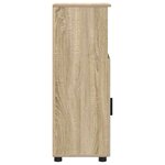 vidaXL Cabinet de salle de bain Chêne sonoma 30 x 35 x 95 cm
